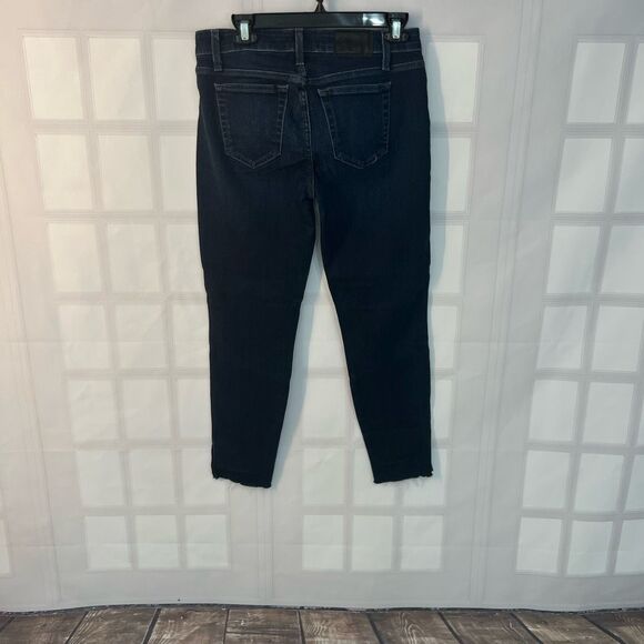 Joe's Jeans Dark Blue Raw Hem Marcie Flawless The Phoenix Ankle Jeans Size 28 - Picture 5 of 12